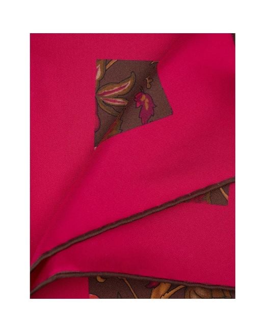 Silky Scarves Kiton pour homme en coloris Red