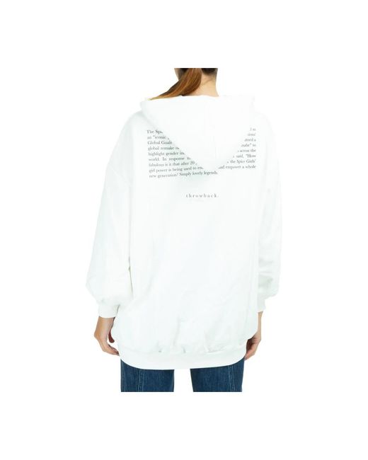 Throwback. White Hoodies