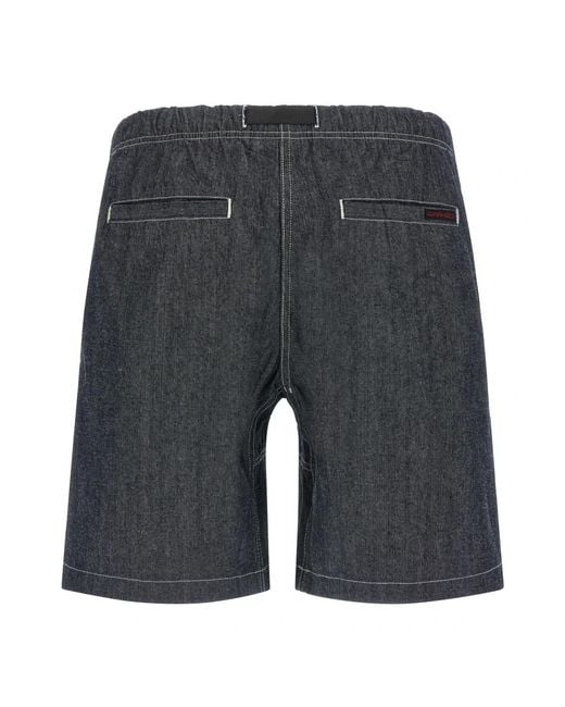 Gramicci Gray Denim Shorts for men