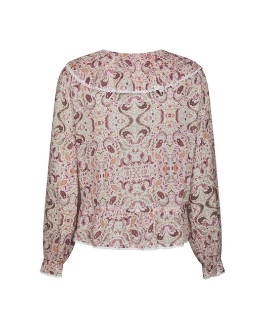 Neo Noir Pink Blouses