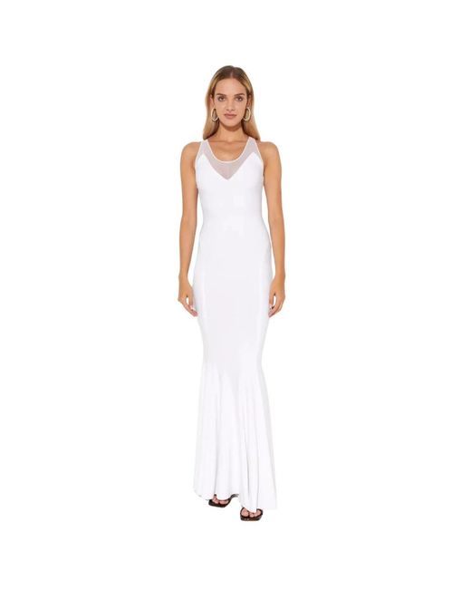 Norma Kamali White Maxi Dresses