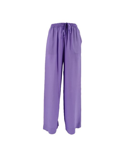 Wide Trousers P.A.R.O.S.H. de color Purple