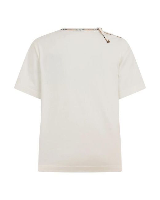 Burberry White T-Shirts