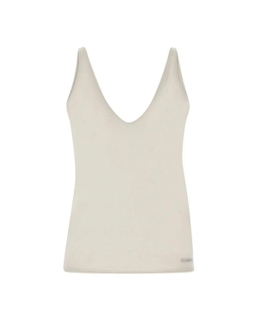 Tops > sleeveless tops Calvin Klein en coloris White