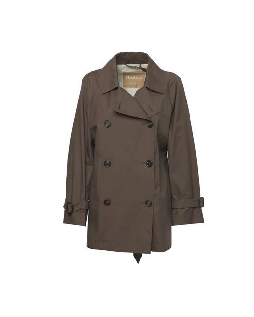 Max Mara Trench Coats in het Brown