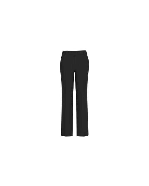 Guess Black Straight Trousers