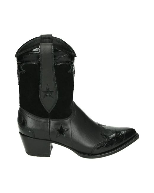 Sendra Black 13538 Western Boot