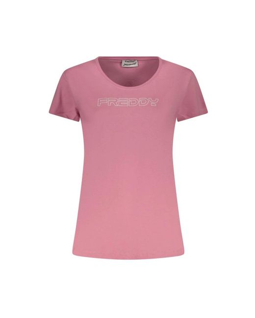 Freddy Training T-Shirt in het Pink