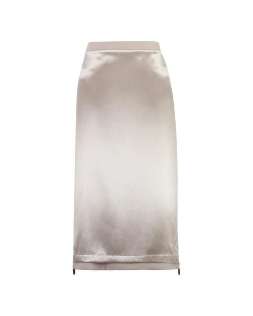 Fendi Midi Skirts in het Gray
