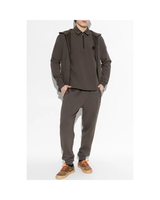 Moncler Gray Zip-Throughs for men