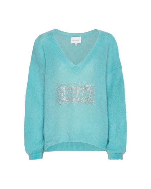 V-Neck Knitwear di American Dreams in Blue