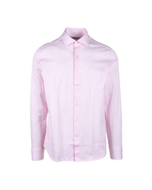 Casual Shirts Sonrisa de hombre de color Purple