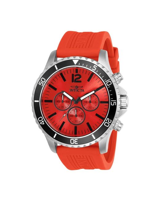 INVICTA WATCH Red Watches for men