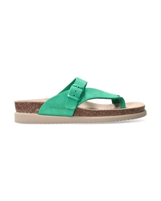 Flip Flops di Mephisto in Green