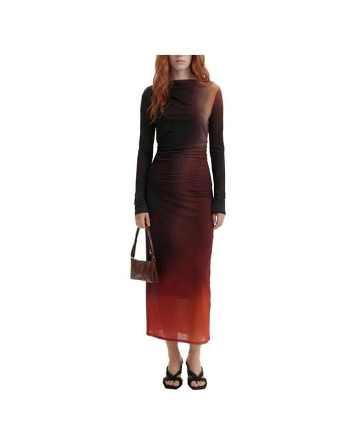 Desigual Red Midi Dresses