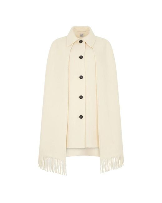 Totême  Natural Single-Breasted Coats