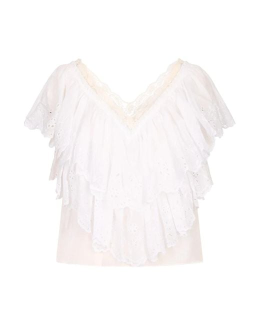 Blouses Chloé en coloris White