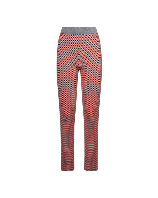 Rabanne Red Slim-Fit Trousers