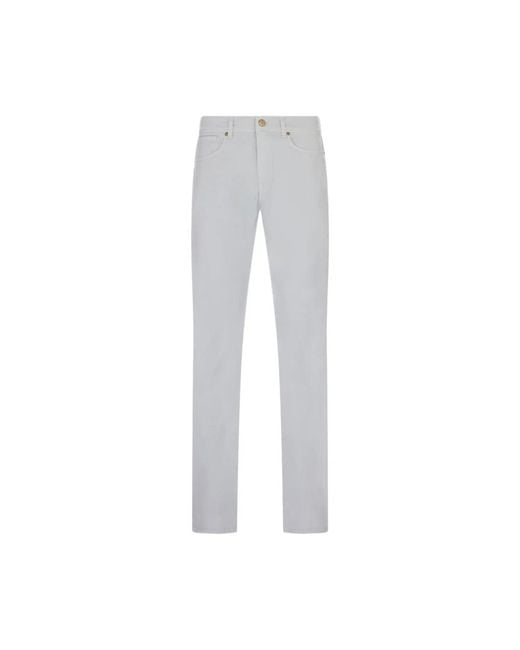 Incotex Gray Slim Fit Jeans for men