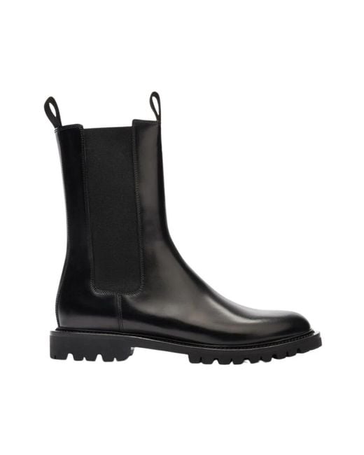 Scarosso Black Chelsea Boots for men