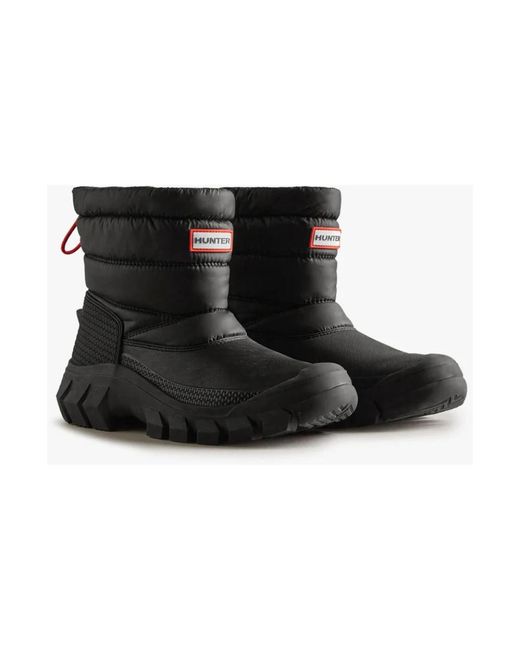 Hunter Black Winter Boots