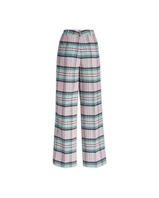 Jucca Blue Straight Trousers