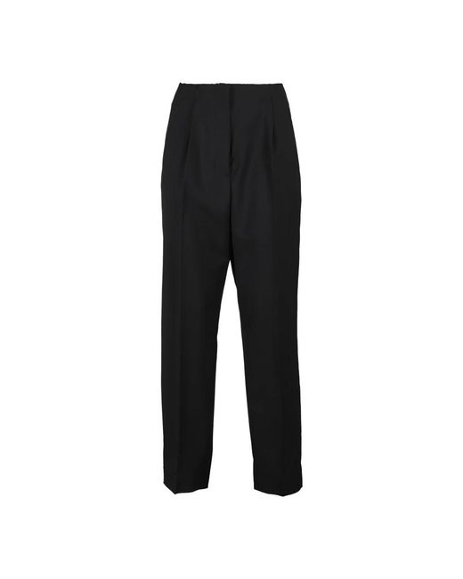 Trousers > cropped trousers Erika Cavallini Semi Couture en coloris Black