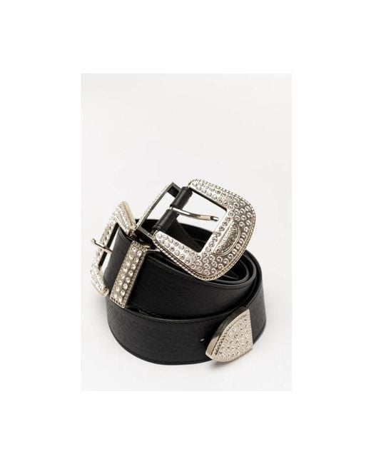 Moschino Black Belts