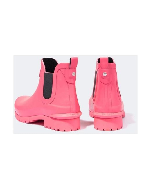 Barbour Pink Chelsea Boots