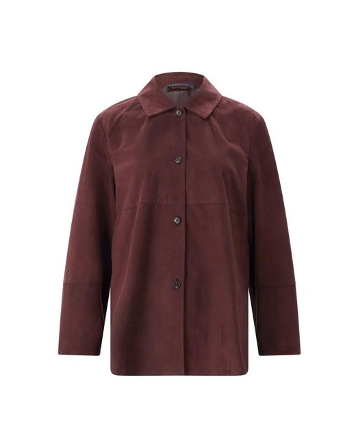 Leather Jackets Max Mara en coloris Purple