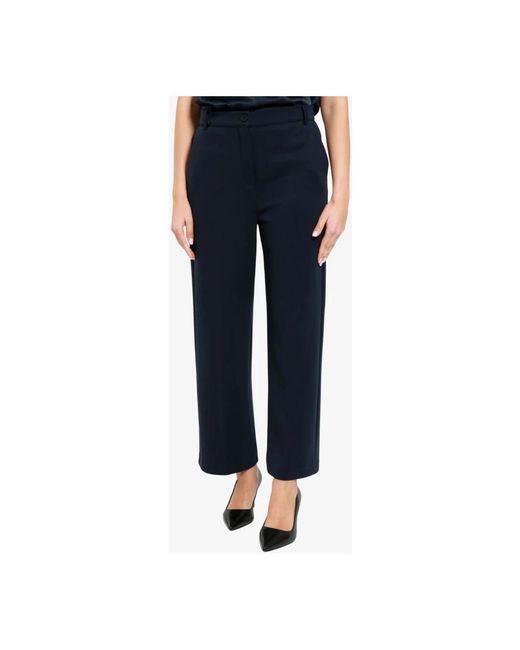Weekend by Maxmara Blue Straight Trousers