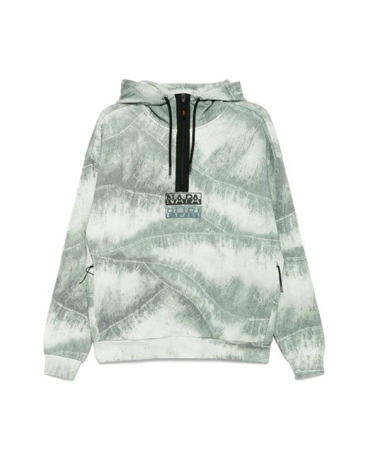 Hoodies Napapijri de hombre de color Green