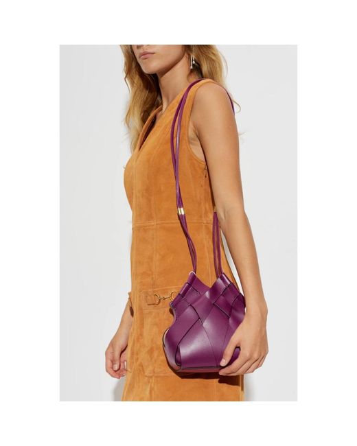 Bucket Bags di Ulla Johnson in Purple