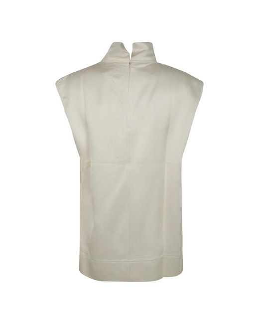 Totême Overhemden ,Stijlvolle High Neck Top in het Gray