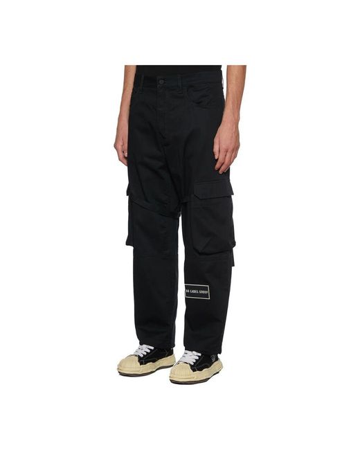44 Label Group Elegante gerade hose in Black für Herren