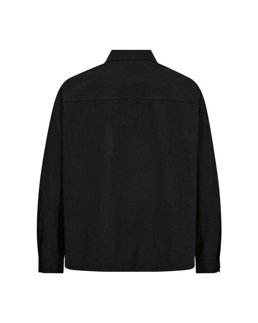 Shirts co'couture de color Black