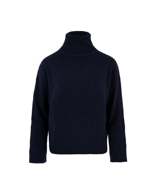 Not Shy Blue Turtlenecks