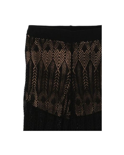 Liu Jo Black Wide Trousers
