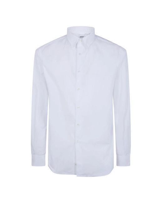 Aspesi Overhemden ,Wit ,Katoen Comma Shirt in het White voor heren