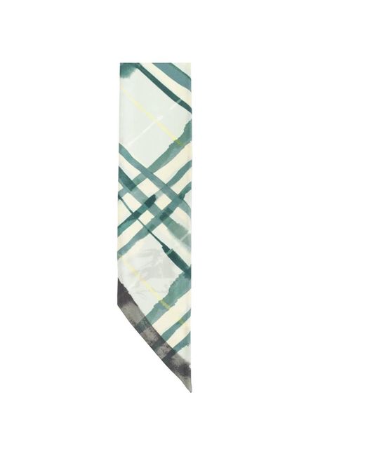 Burberry Blue Silky Scarves