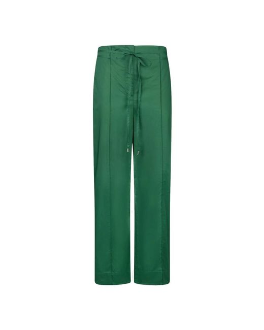 Liu Jo Green Straight Trousers