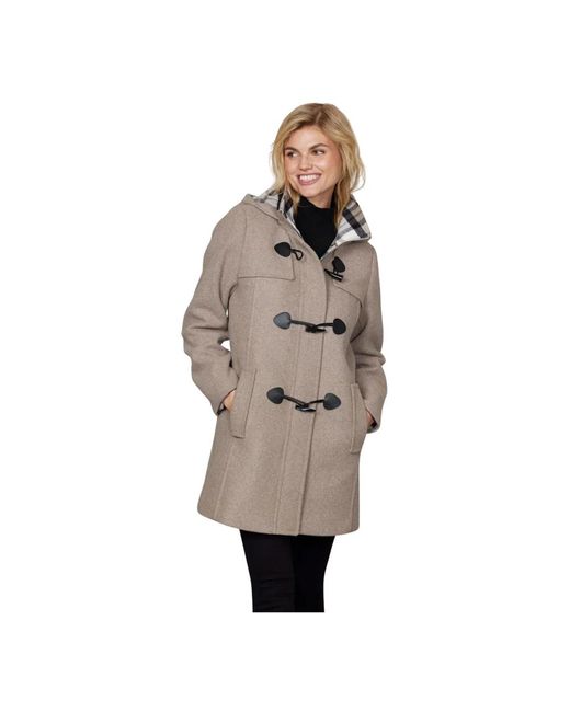Double-Breasted Coats Junge de color Natural