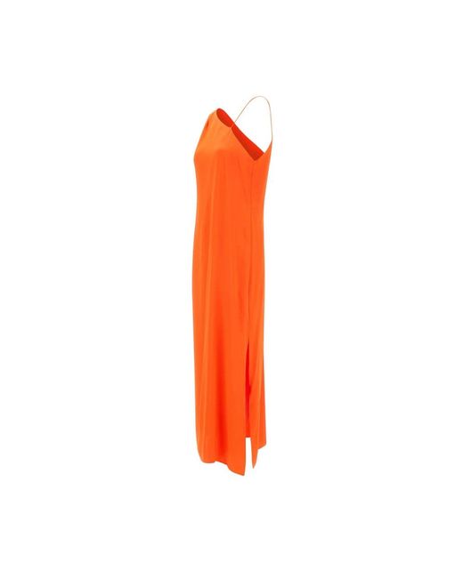 Calvin Klein Orange Midi Dresses