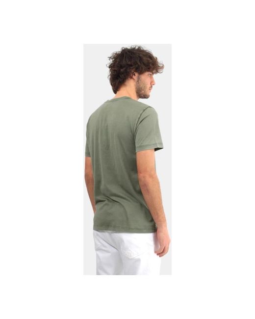 Roberto Collina Grünes t-shirt mit rundhalsausschnitt in Green für Herren
