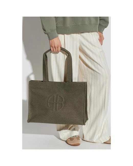 Anine Bing Green Tote Bags