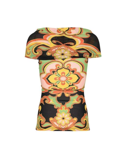 Etro Yellow Blouses