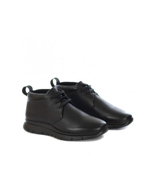 Frau Black Laced Shoes for men