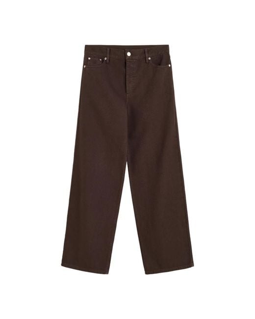 By Malene Birger Brown Loose Fit Jeans