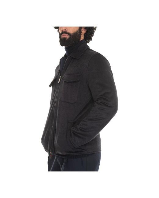 Light Jackets di KIRED in Black da Uomo