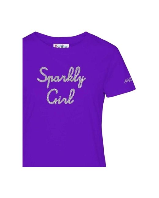 Mc2 Saint Barth Purple T-Shirts